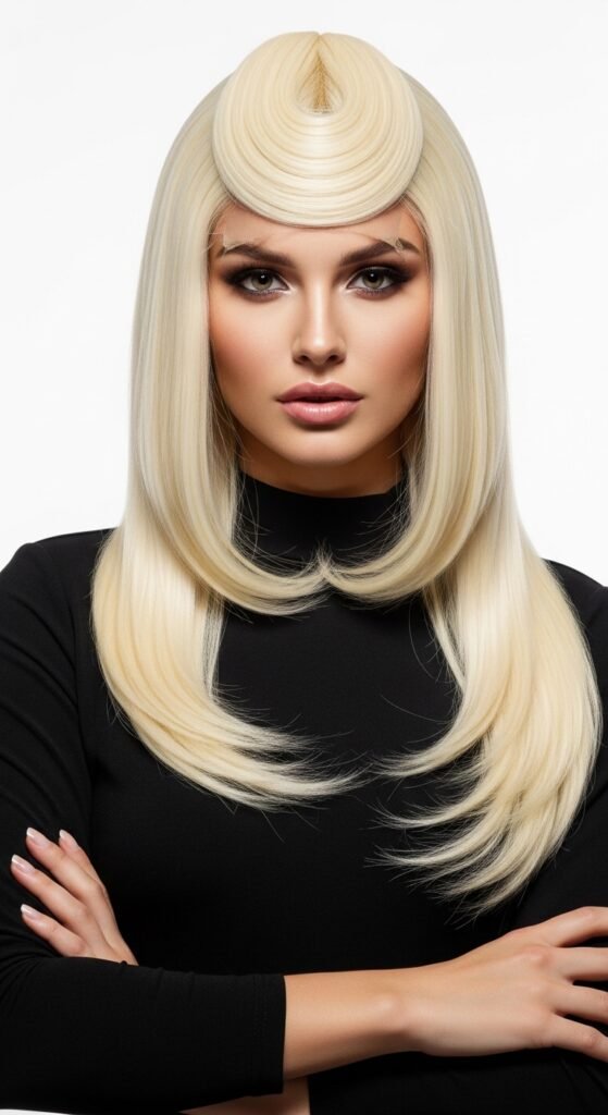 A collection of beautiful blonde wig styles displayed together, including straight, wavy, curly, honey blonde, platinum blonde, and balayage options, representing the ultimate guide to 15 blonde wig ideas for every style and preference.