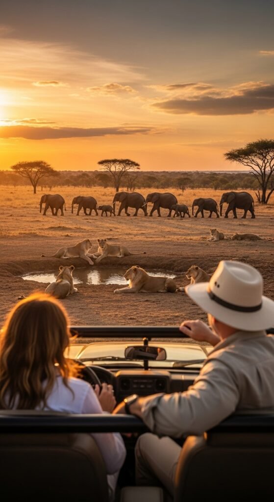 A breathtaking aspirational luxury lifestyle dreams scene featuring a stunning penthouse terrace with infinity pool, champagne, fresh flowers, and golden hour city skyline views, showcasing 23 luxury lifestyle dreams ideas to inspire and guide you in building your ultimate dream life starting today.