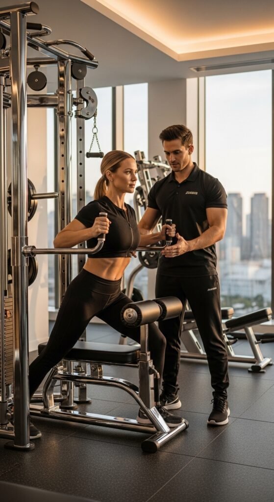 A beautifully styled aspirational millionaire lifestyle scene featuring a luxurious penthouse living room, financial planning books, investment charts, elegant decor, and golden lighting, showcasing 22 millionaire lifestyle ideas as a blueprint for achieving financial freedom and living rich.