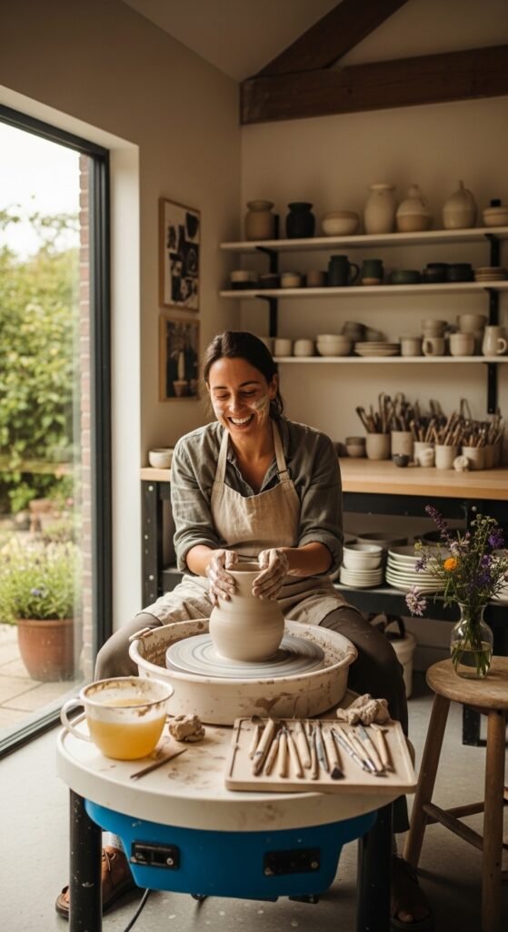 A beautifully styled luxury lifestyle scene featuring an elegant penthouse living room with fresh flowers, gold accents, quality books, warm dramatic lighting, and floor-to-ceiling city views, showcasing 24 luxury lifestyle ideas to transform your everyday existence into an extraordinary and fulfilling life.