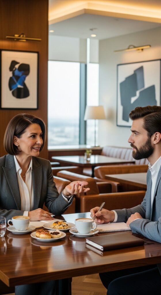 A breathtaking aspirational luxury lifestyle dreams scene featuring a stunning penthouse terrace with infinity pool, champagne, fresh flowers, and golden hour city skyline views, showcasing 23 luxury lifestyle dreams ideas to inspire and guide you in building your ultimate dream life starting today.