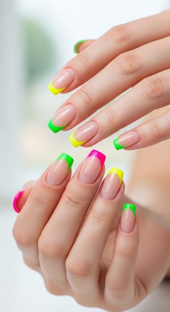 A stunning spring nails editorial featuring beautifully manicured hands with pastel florals, butterfly accents, glazed donut chrome, and vibrant color-blocked designs surrounded by fresh spring flowers, showcasing 20 spring nails ideas for fresh blooming manicures to welcome the sunshine.