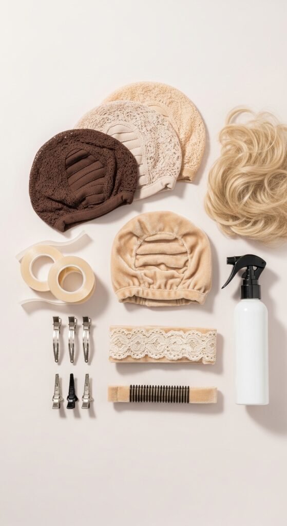 A collection of beautiful blonde wig styles displayed together, including straight, wavy, curly, honey blonde, platinum blonde, and balayage options, representing the ultimate guide to 15 blonde wig ideas for every style and preference.