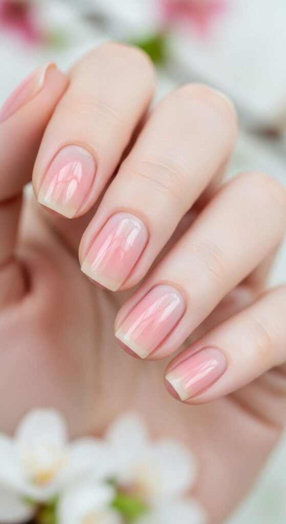 A stunning spring nails editorial featuring beautifully manicured hands with pastel florals, butterfly accents, glazed donut chrome, and vibrant color-blocked designs surrounded by fresh spring flowers, showcasing 20 spring nails ideas for fresh blooming manicures to welcome the sunshine.