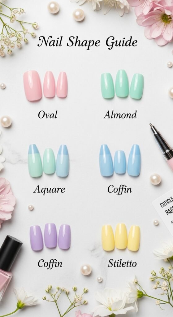 A stunning spring nails editorial featuring beautifully manicured hands with pastel florals, butterfly accents, glazed donut chrome, and vibrant color-blocked designs surrounded by fresh spring flowers, showcasing 20 spring nails ideas for fresh blooming manicures to welcome the sunshine.