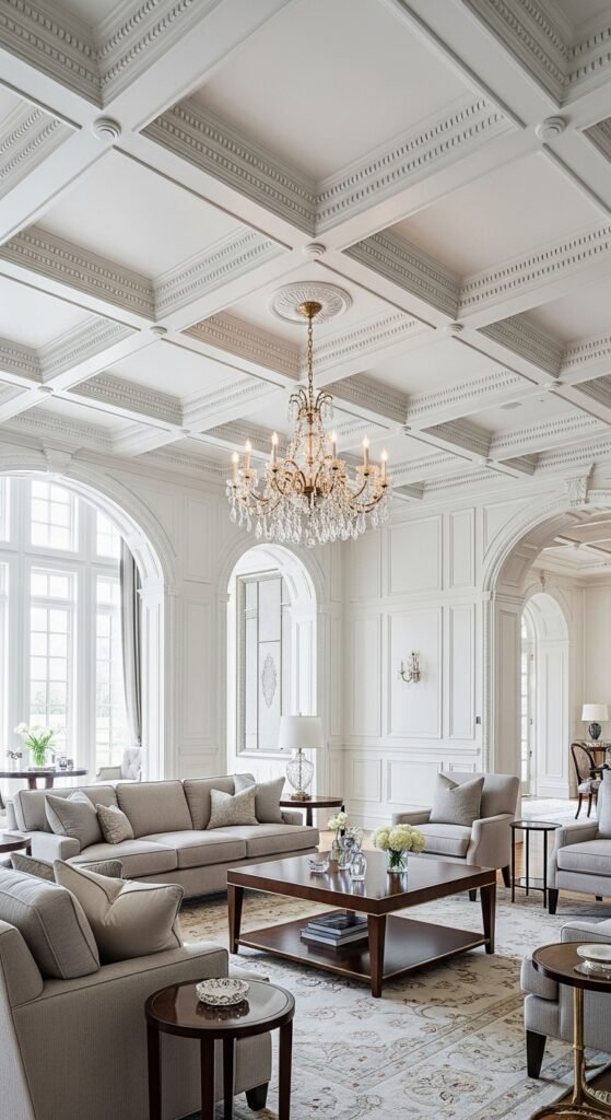 A breathtaking luxury lifestyle aesthetic living room featuring rich jewel toned decor, gold accents, layered textures, dramatic lighting, and curated art, showcasing 15 luxury lifestyle aesthetic ideas to transform your everyday space into an extraordinary and opulent experience.