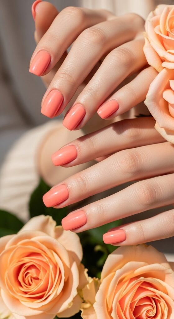 A stunning spring nails editorial featuring beautifully manicured hands with pastel florals, butterfly accents, glazed donut chrome, and vibrant color-blocked designs surrounded by fresh spring flowers, showcasing 20 spring nails ideas for fresh blooming manicures to welcome the sunshine.
