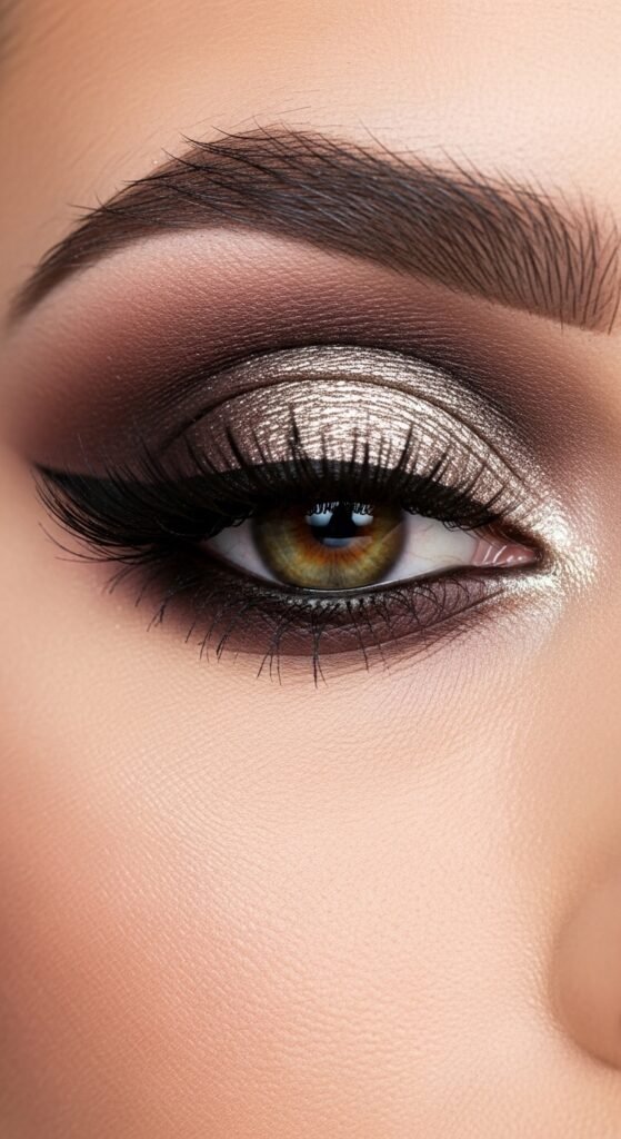 A breathtaking Korean makeup look editorial featuring a beautiful woman with flawless dewy glass skin, soft gradient lips, straight brows, puppy liner, and luminous K-beauty glow surrounded by elegant Korean beauty products, showcasing 20 Korean makeup look ideas as the ultimate guide to achieving the coveted K-beauty glow.