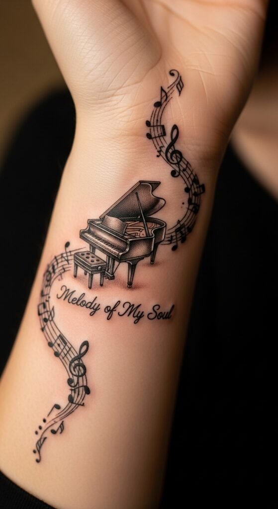 A stunning tattoo editorial featuring a beautiful woman showcasing multiple elegant feminine tattoos including delicate florals, minimalist constellations, botanical designs, and meaningful script on wrist, collarbone, and forearm placements, illustrating 18 tattoos for women ideas as the ultimate guide to finding the perfect ink.