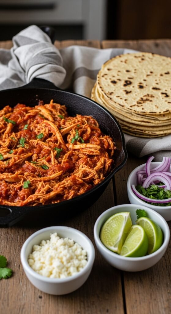 A stunning and vibrant spread of authentic Mexican food recipes including tacos, enchiladas, guacamole, salsa, and rice beautifully arranged on a colorful rustic table, showcasing 20 Mexican food recipes ideas for creating a delicious culinary fiesta in your own kitchen.