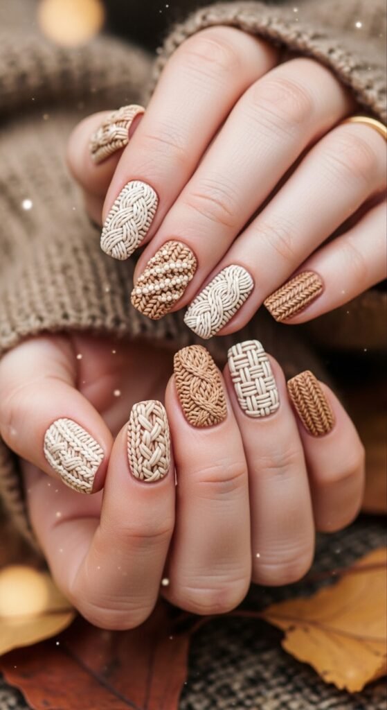 A stunning beauty editorial featuring beautifully manicured hands showcasing multiple cool nail art designs including chrome effects, pressed flowers, geometric patterns, and glitter ombre on a white marble surface, illustrating 15 cool nails ideas as a complete guide to achieving stunning and creative manicures.