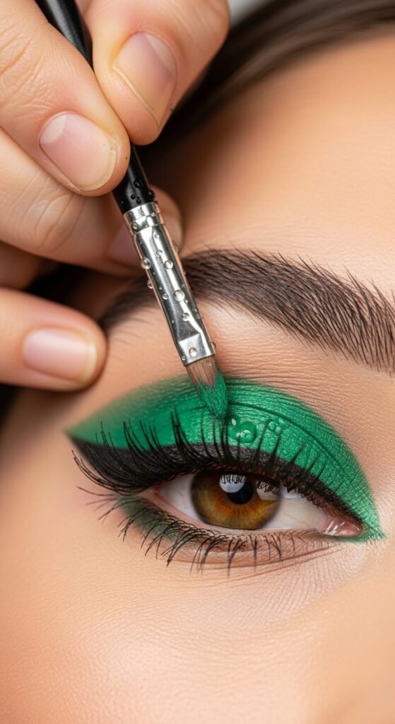 A breathtaking Korean makeup look editorial featuring a beautiful woman with flawless dewy glass skin, soft gradient lips, straight brows, puppy liner, and luminous K-beauty glow surrounded by elegant Korean beauty products, showcasing 20 Korean makeup look ideas as the ultimate guide to achieving the coveted K-beauty glow.