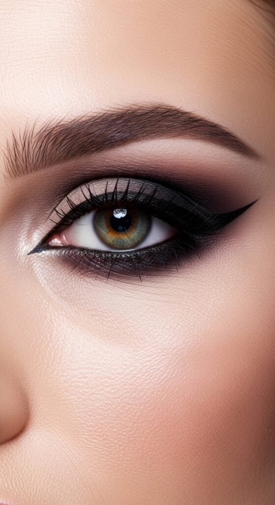 A breathtaking Korean makeup look editorial featuring a beautiful woman with flawless dewy glass skin, soft gradient lips, straight brows, puppy liner, and luminous K-beauty glow surrounded by elegant Korean beauty products, showcasing 20 Korean makeup look ideas as the ultimate guide to achieving the coveted K-beauty glow.