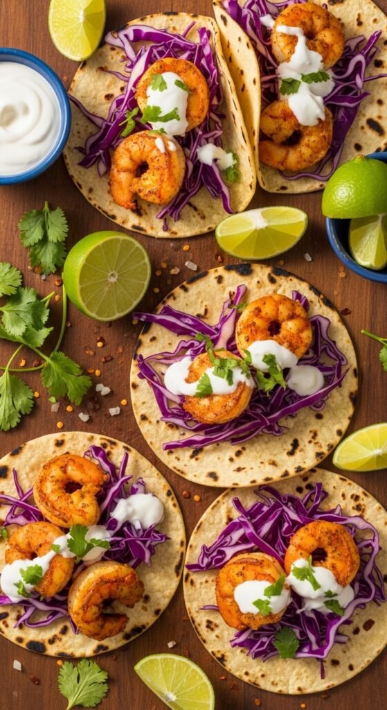 A stunning appetizing spread of multiple quick dinner ideas including shrimp scampi, sheet pan salmon, creamy pasta, tacos, and stir fry beautifully styled on a rustic wooden dining table with fresh herbs and warm kitchen lighting, showcasing 25 quick dinner ideas as the ultimate guide to easy and delicious weeknight meals.