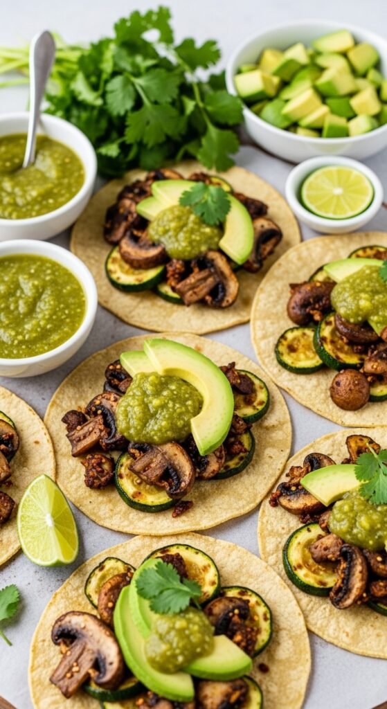 A stunning and vibrant spread of authentic Mexican food recipes including tacos, enchiladas, guacamole, salsa, and rice beautifully arranged on a colorful rustic table, showcasing 20 Mexican food recipes ideas for creating a delicious culinary fiesta in your own kitchen.