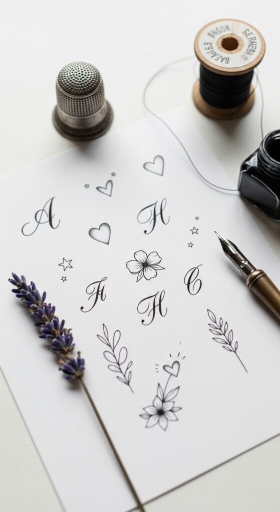 A stunning tattoo editorial featuring a beautiful woman showcasing multiple elegant feminine tattoos including delicate florals, minimalist constellations, botanical designs, and meaningful script on wrist, collarbone, and forearm placements, illustrating 18 tattoos for women ideas as the ultimate guide to finding the perfect ink.