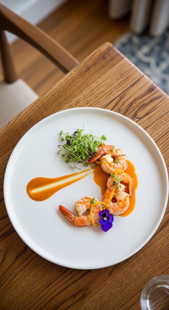 A breathtaking easy shrimp recipes for dinner editorial featuring a stunning spread of golden shrimp dishes including garlic butter shrimp, lemon scampi, shrimp tacos, Cajun shrimp, and Greek shrimp with feta beautifully styled on a rustic wooden table with fresh lemon and herbs, showcasing the ultimate guide to fast fancy and foolproof easy shrimp recipes for dinner.