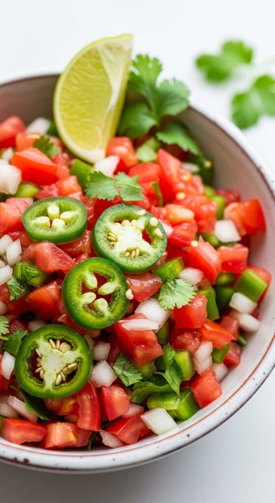 A stunning and vibrant spread of authentic Mexican food recipes including tacos, enchiladas, guacamole, salsa, and rice beautifully arranged on a colorful rustic table, showcasing 20 Mexican food recipes ideas for creating a delicious culinary fiesta in your own kitchen.