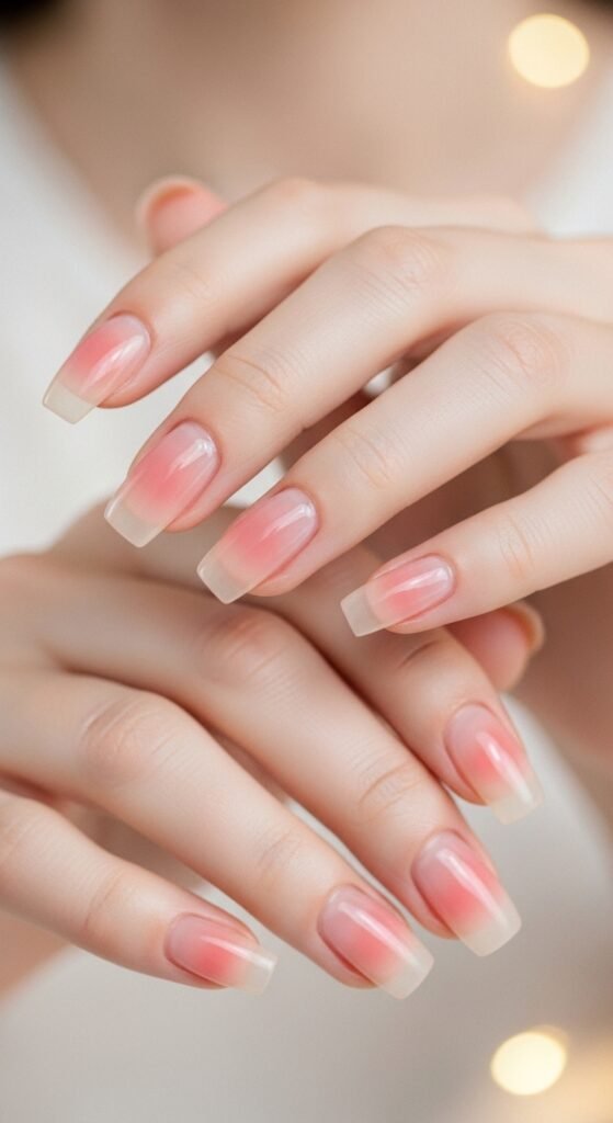 A stunning beauty editorial featuring beautifully manicured hands showcasing multiple cool nail art designs including chrome effects, pressed flowers, geometric patterns, and glitter ombre on a white marble surface, illustrating 15 cool nails ideas as a complete guide to achieving stunning and creative manicures.