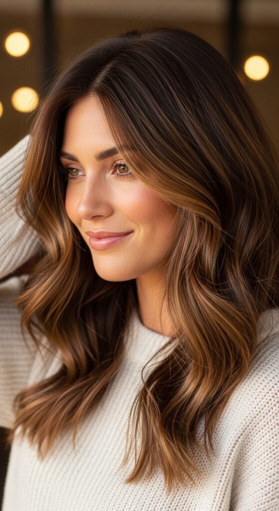 A stunning beauty editorial featuring a gorgeous woman with a flawless sleek straight quick weave hairstyle with perfect shine and movement, showcasing 20 straight quick weave hairstyles ideas for achieving instant glamour and salon-quality results at home.