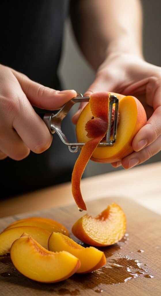 Step 2: Prepare Your Peaches