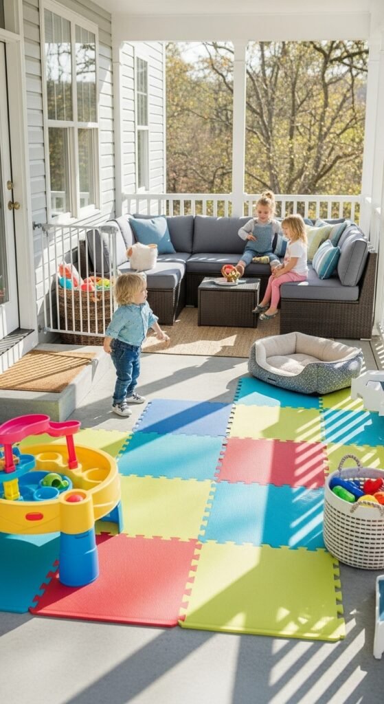 Idea #9: The Kid & Pet Friendly Patio