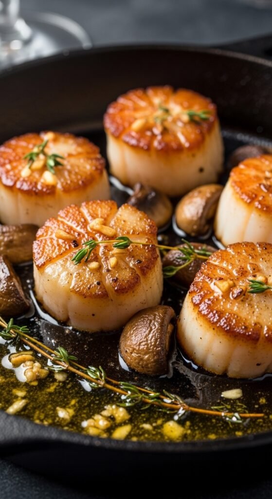 9. Garlic Butter Mushroom "Scallops"
