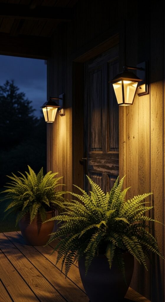 10. Mounted Solar Sconces
