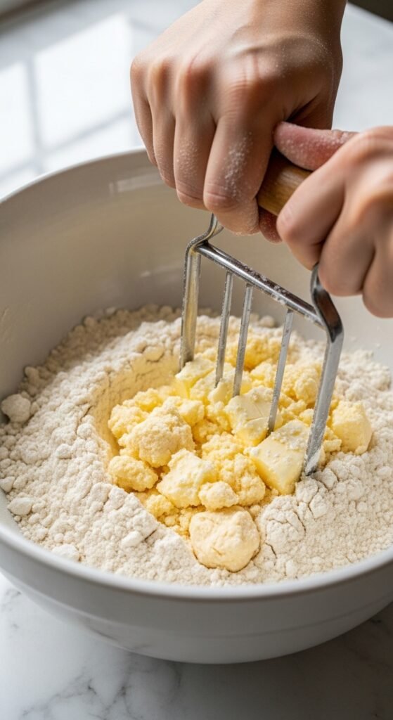 Step 4: Make the Biscuit Topping