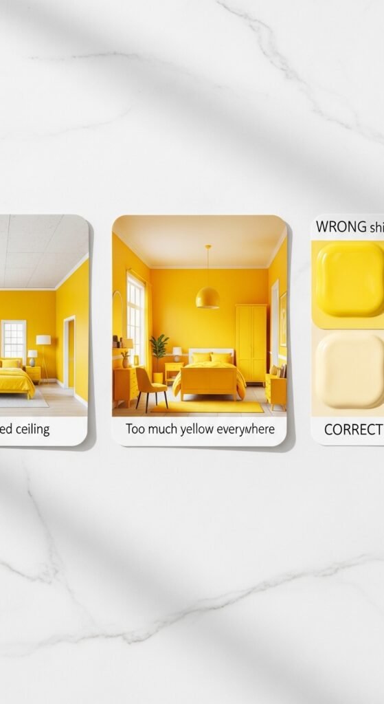 Mistake #1: Overloading the Room with Yellow