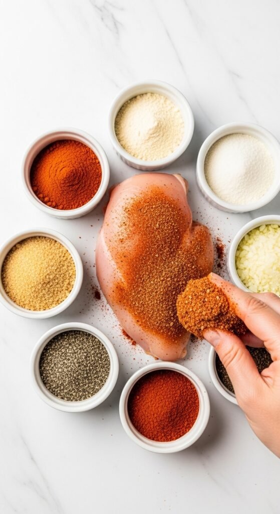 The Dry Rub (Creates Flavor Foundation)