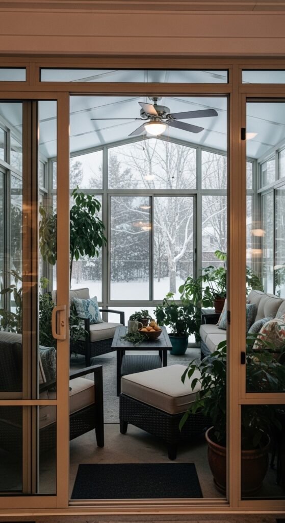 Idea #13: The Four-Season Sunroom Patio