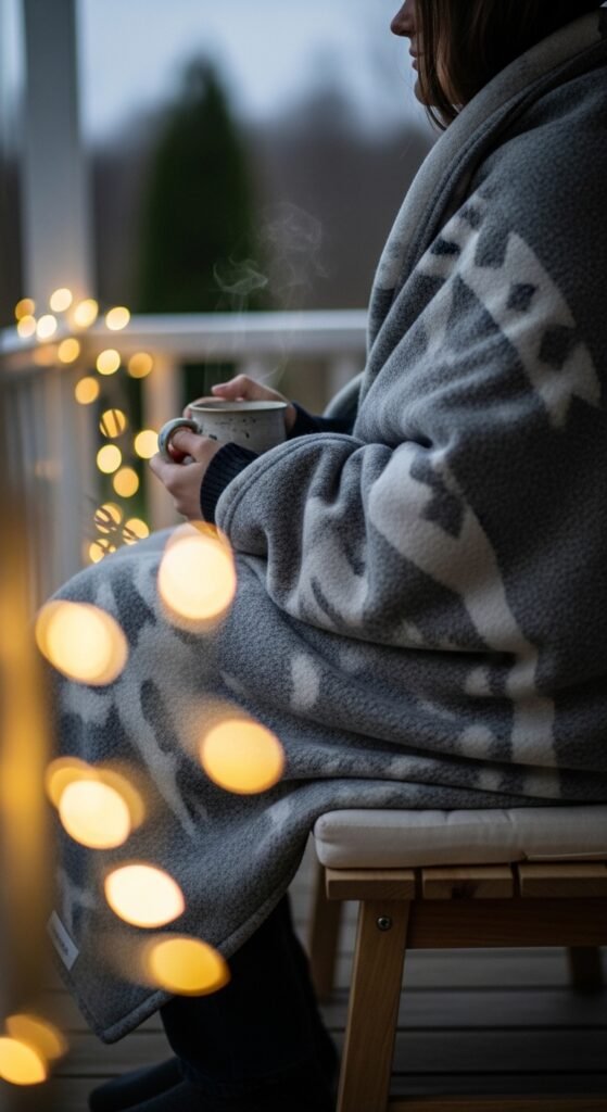 12. A Water-Resistant Throw Blanket