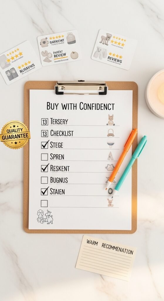 Step 13: The Buy with Confidence Checklist