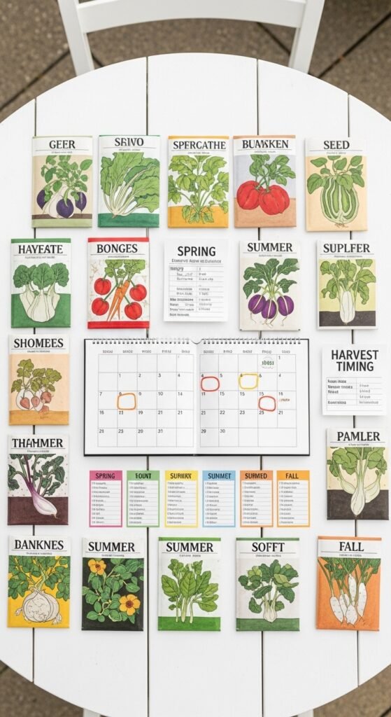 Idea #6: Succession Planting – Never an Empty Square