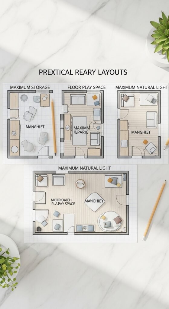 Real-Life Layouts for a 13x13 Room