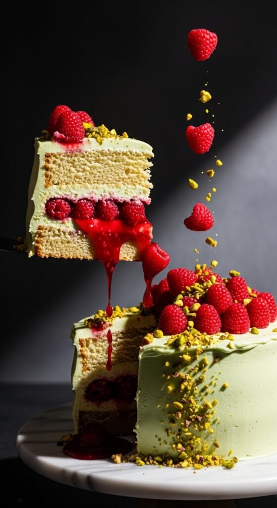 Variations on the Pistachio Raspberry Theme