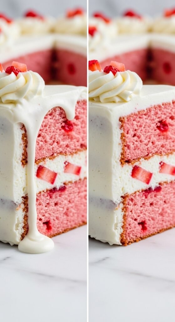 My Homemade Strawberry Cake Stuck to the Pan