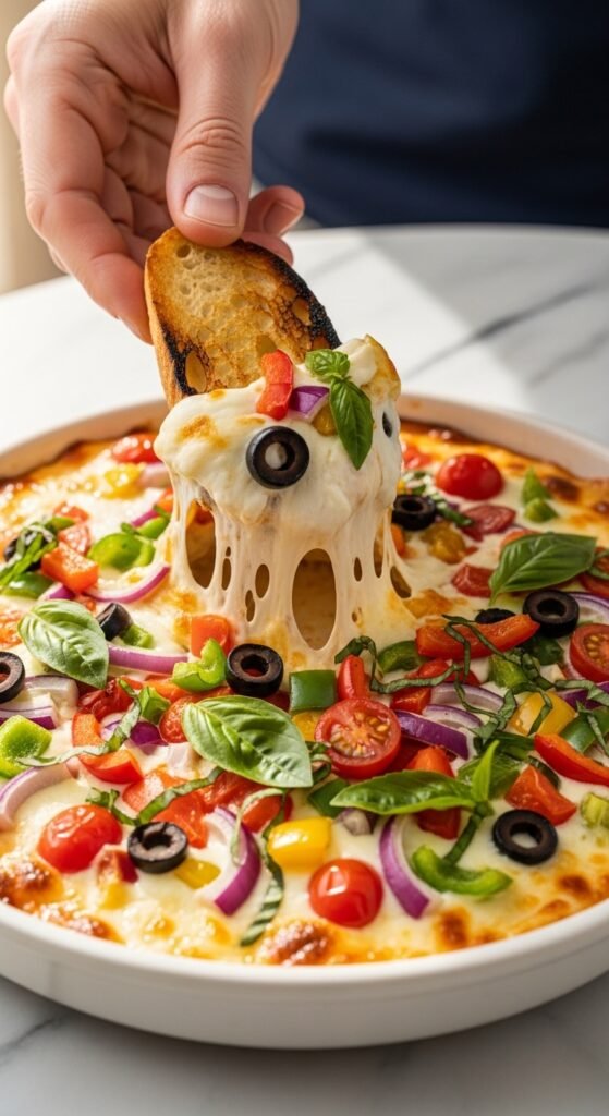 What Exactly Is Veggie Pizza Dip?