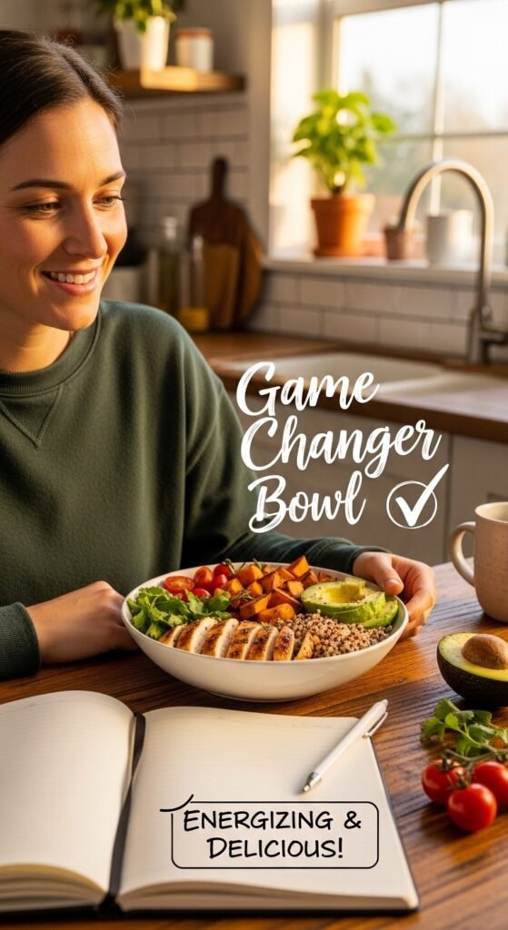 chicken quinoa bowl