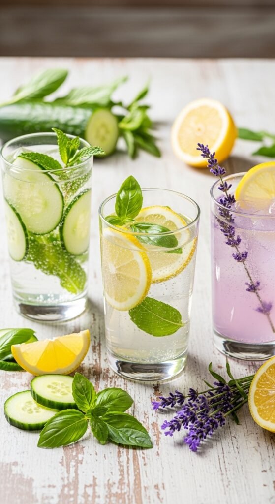 Herbal Sparkling Water Recipes