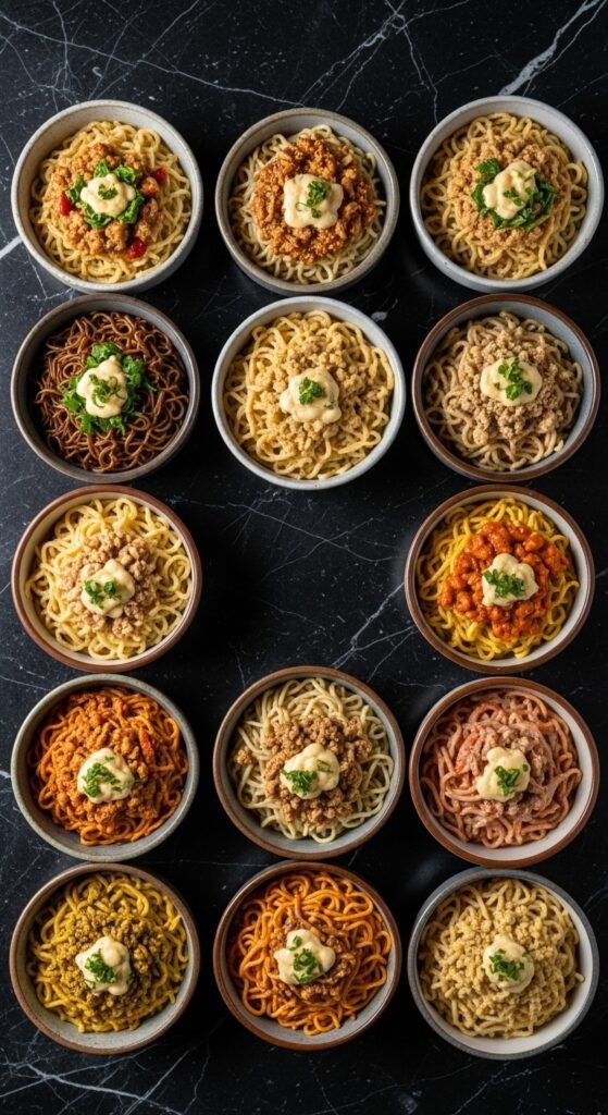 2. Spicy Cajun Garlic Butter Noodles