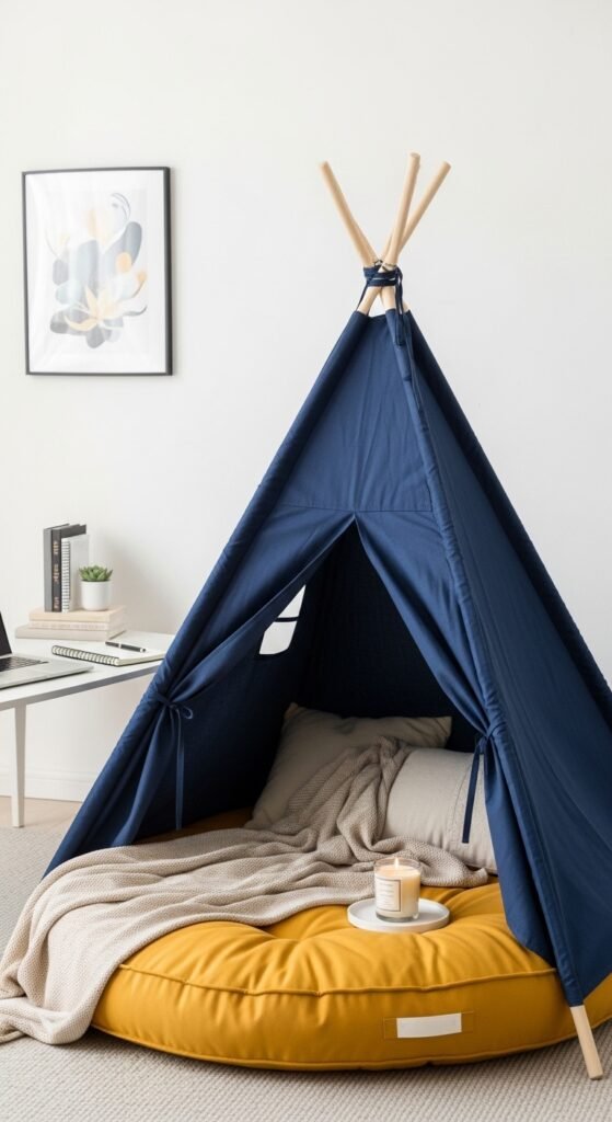 10. The Suspended Teepee (For Adults)