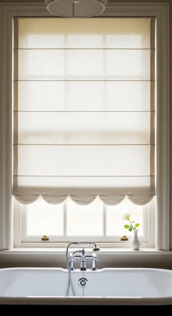 19. Linen Look Polyester Drapes