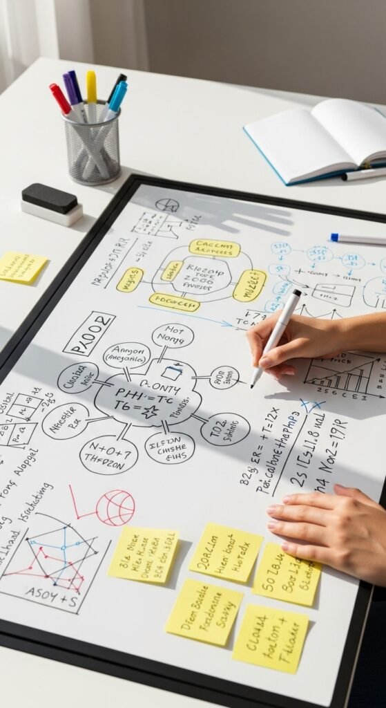 Idea #13: The Whiteboard Desk (For Visual Thinkers)