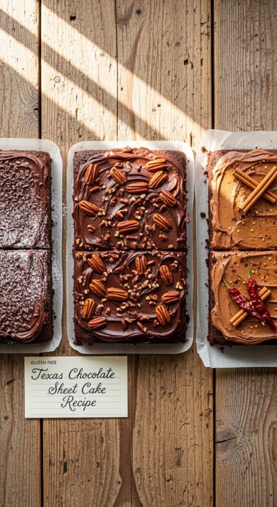 Variations on the Classic Texas Chocolate Sheet Cake