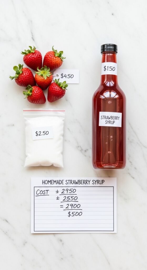 Gift-Giving with Homemade Strawberry Syrup