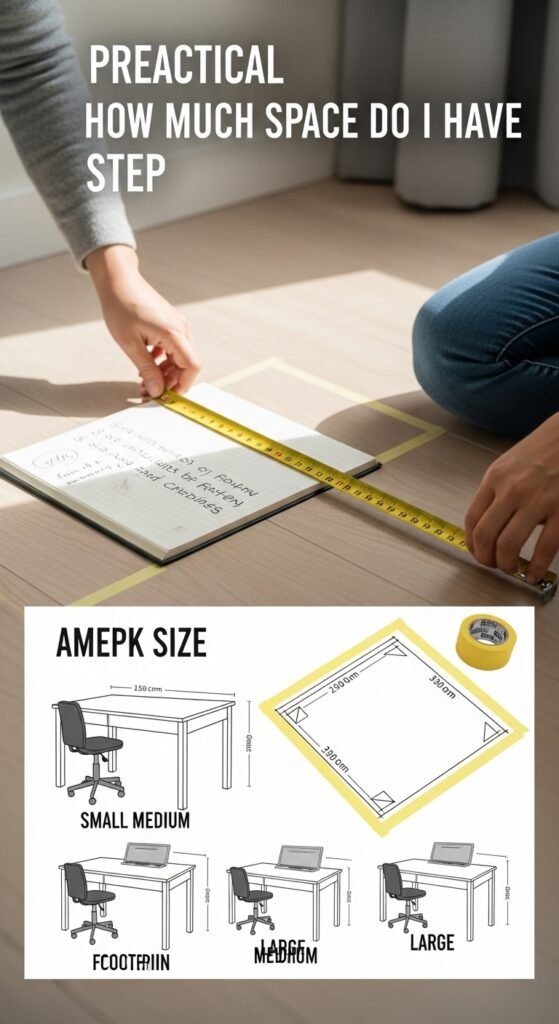 Step 1: Ask yourself, "How much space do I have?"
