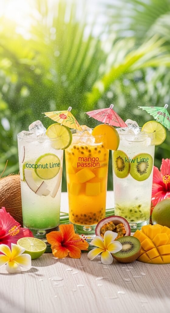 Tropical Sparkling Water Recipes