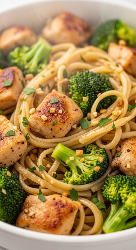 10. Vegan Garlic Butter Noodles